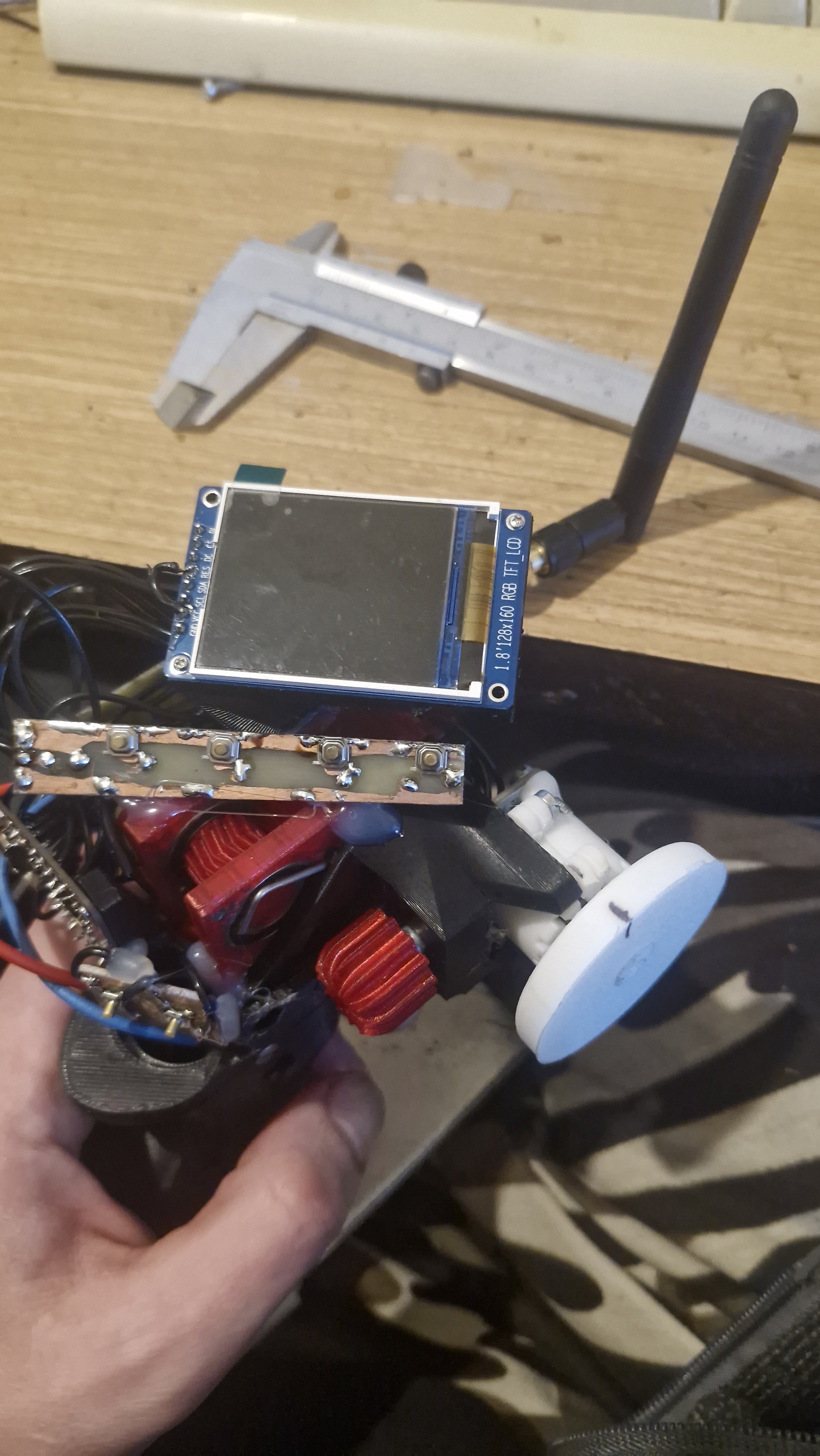 Prototyp plynu TX s Hallovým senzorem